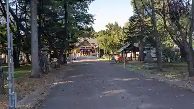 公園八幡宮の庭園