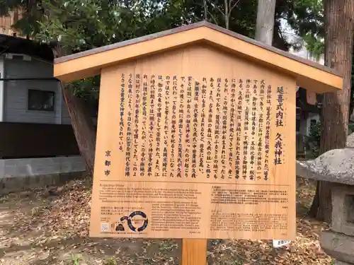 久我神社の歴史