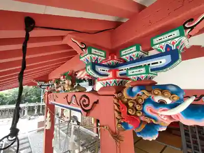 柏原八幡宮の芸術