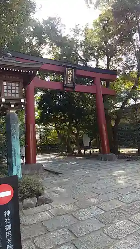 根津神社の鳥居