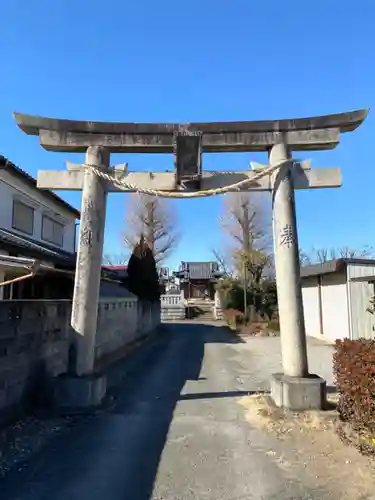 田中神社の鳥居