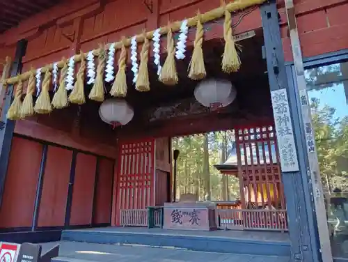 諏訪神社（北口本宮冨士浅間神社摂社）(山梨県)