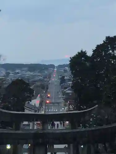 宮地嶽神社の景色