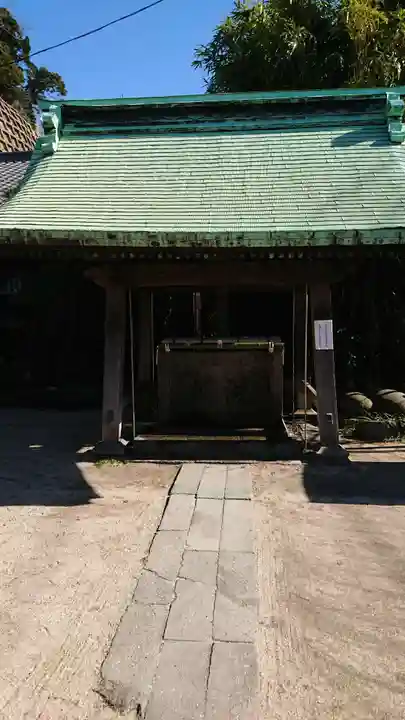叶神社(東叶神社)の手水舎
