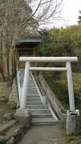 神力稲荷神社の鳥居