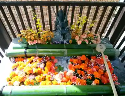豊平神社の手水舎