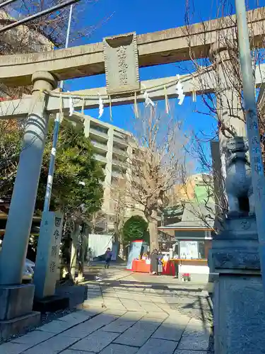 小野照崎神社の鳥居