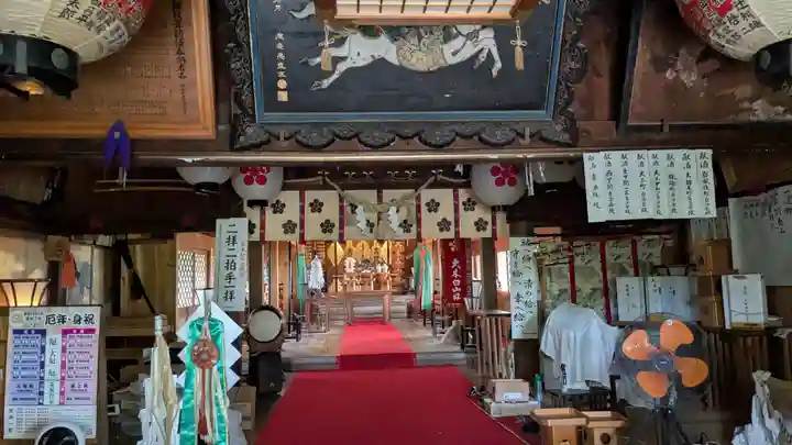 大木白山社の本殿・本堂