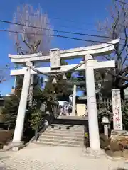 鳩ヶ谷氷川神社の鳥居