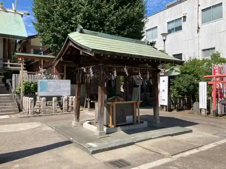 深川神明宮の手水舎