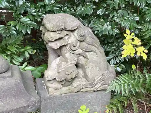 新田神社の狛犬