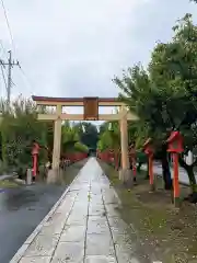 朝日森天満宮の鳥居