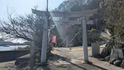 湊三嶋大明神社の鳥居