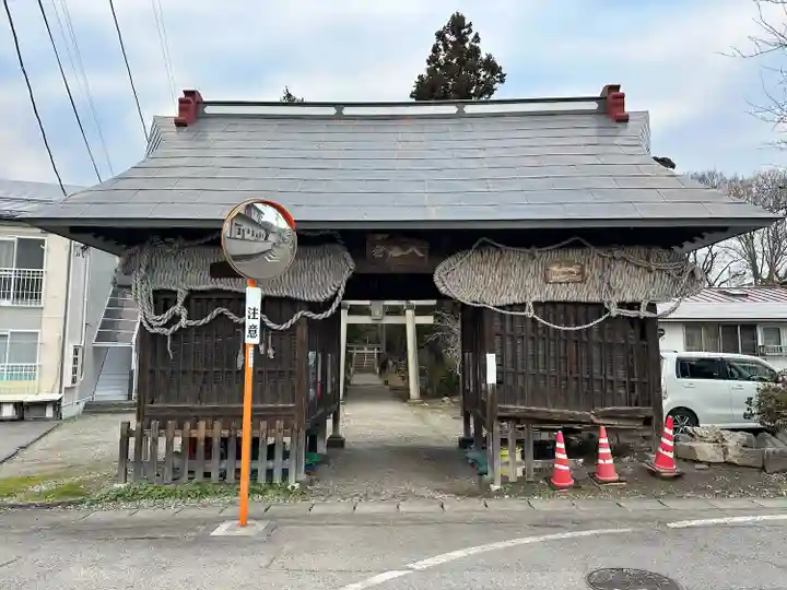 一箕山八幡神社の山門・神門