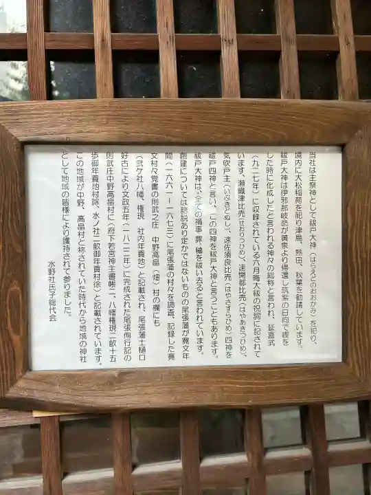 水野社(愛知県)