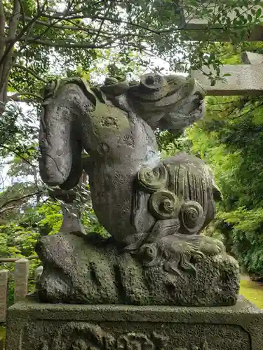 清水八幡神社の狛犬