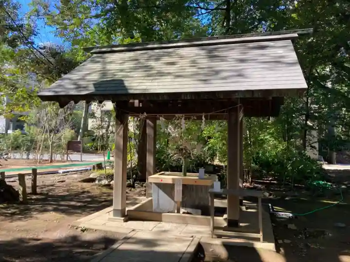 赤坂氷川神社の手水舎