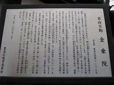 金乗院(目白不動尊)の歴史