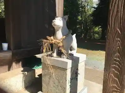 白山神社の狛犬