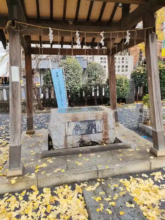 柏神社の手水舎