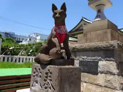 東京羽田 穴守稲荷神社の狛犬