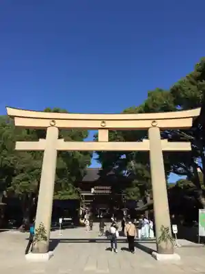 明治神宮の鳥居