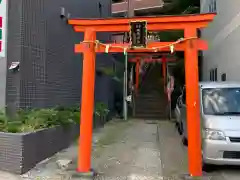 中本一稲荷神社の鳥居