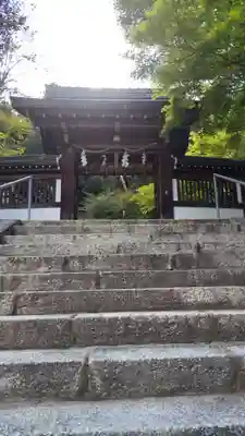 月読神社（松尾大社摂社）の山門・神門