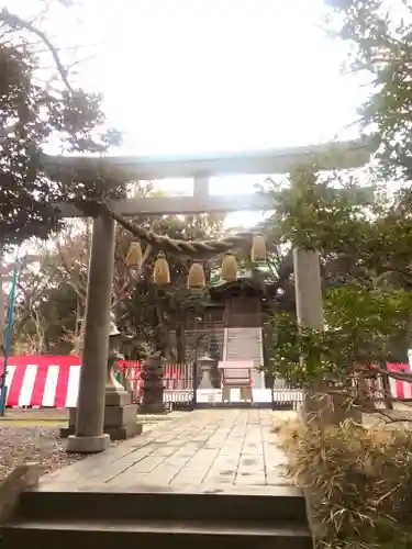 鵠沼伏見稲荷神社の鳥居