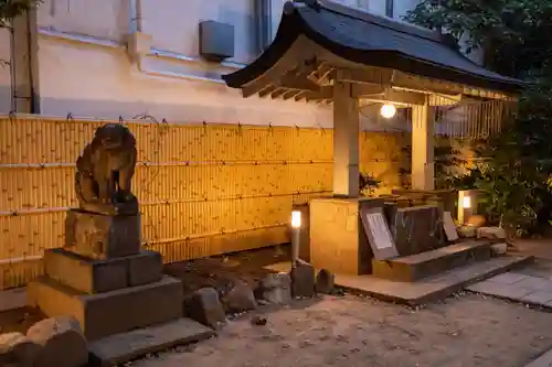 銀杏岡八幡神社の手水舎