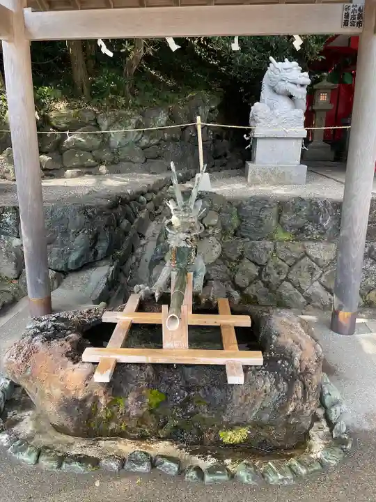 龍宮社の手水舎