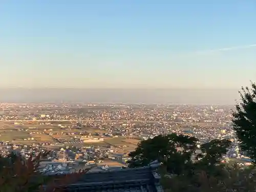 金生山 明星輪寺の景色