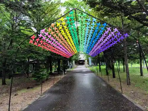 東神楽神社の芸術