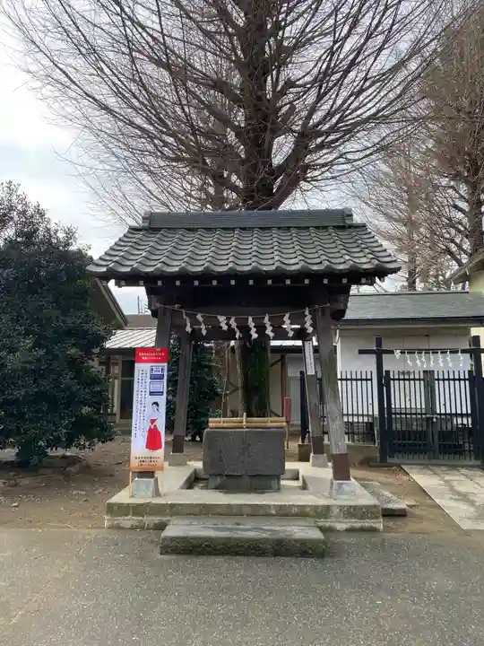 小野神社の手水舎