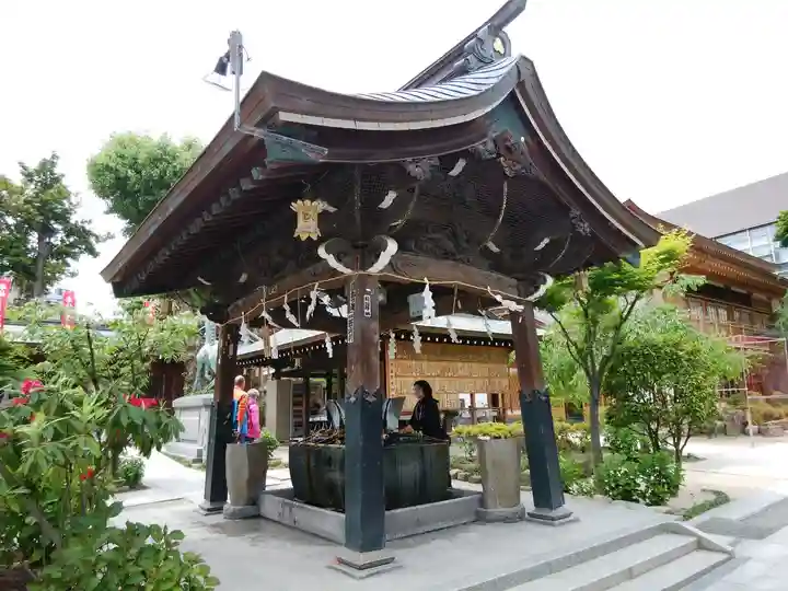 櫛田神社の手水舎