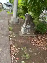 栗木御嶽神社の狛犬