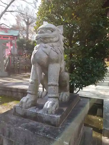 西台天祖神社の狛犬