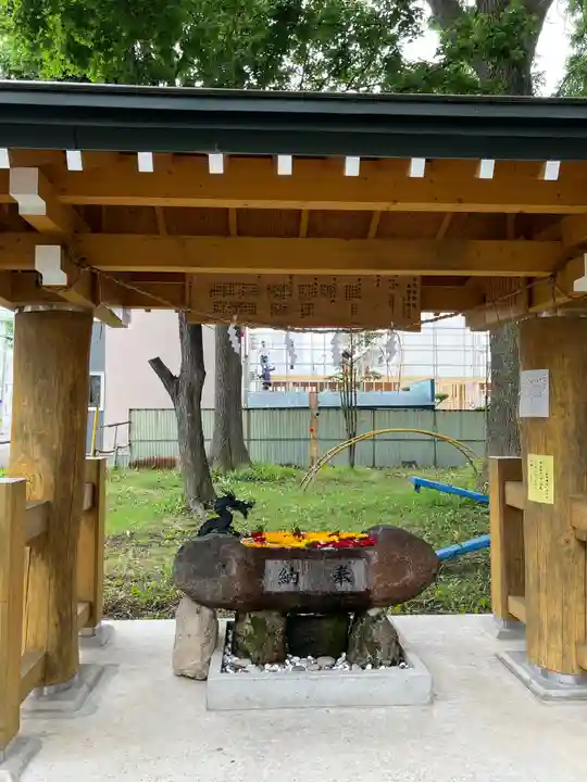 帯広三吉神社の手水舎