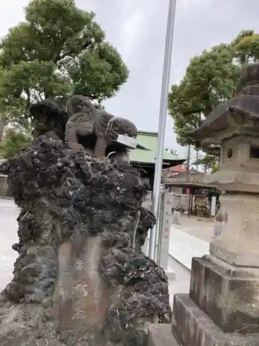 お三の宮日枝神社の狛犬