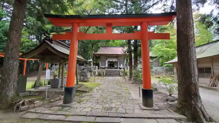 上沼八幡神社の鳥居