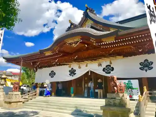 岸城神社の本殿