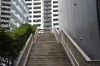 宮益御嶽神社の庭園