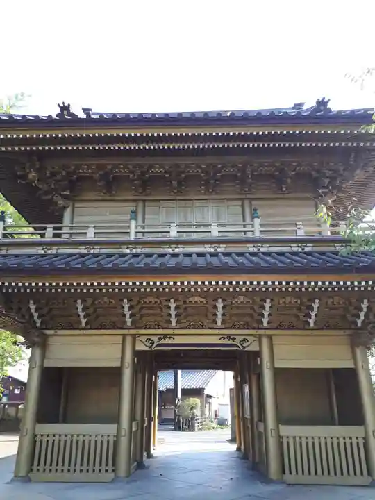 総願寺の山門・神門