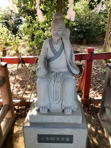 川越八幡宮の像