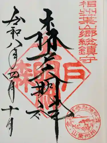 森戸大明神（森戸神社）の御朱印