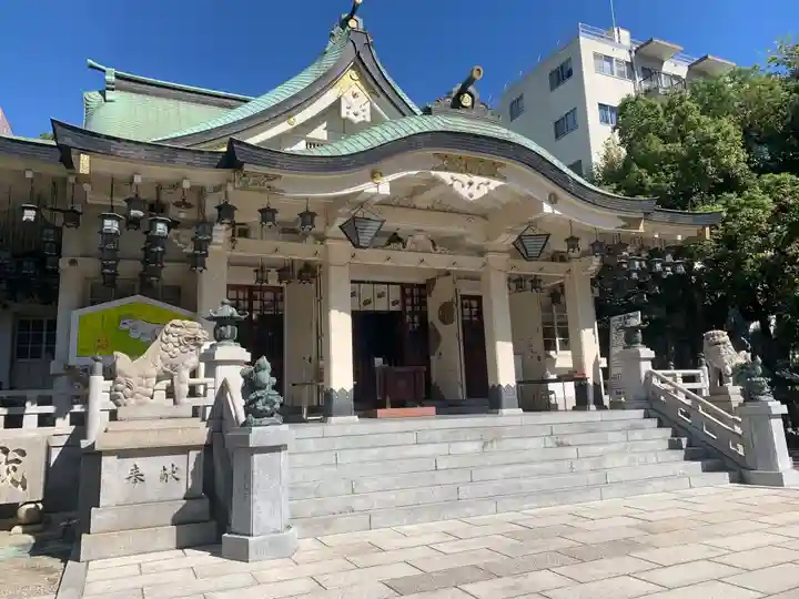 難波八阪神社の本殿・本堂