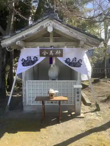 籠守勝手神社（木曽川町黒田）の狛犬