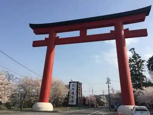 美濃國一宮　南宮大社の鳥居