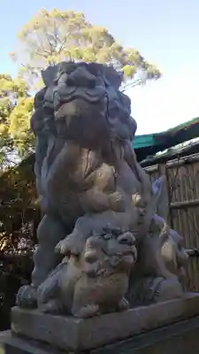 柴崎神社の狛犬