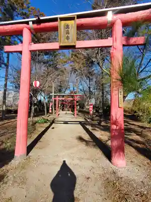 生品神社の鳥居